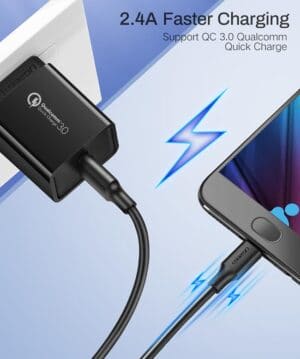Ugreen USB-A 2.0 til Micro-USB Kabel 2A 2m