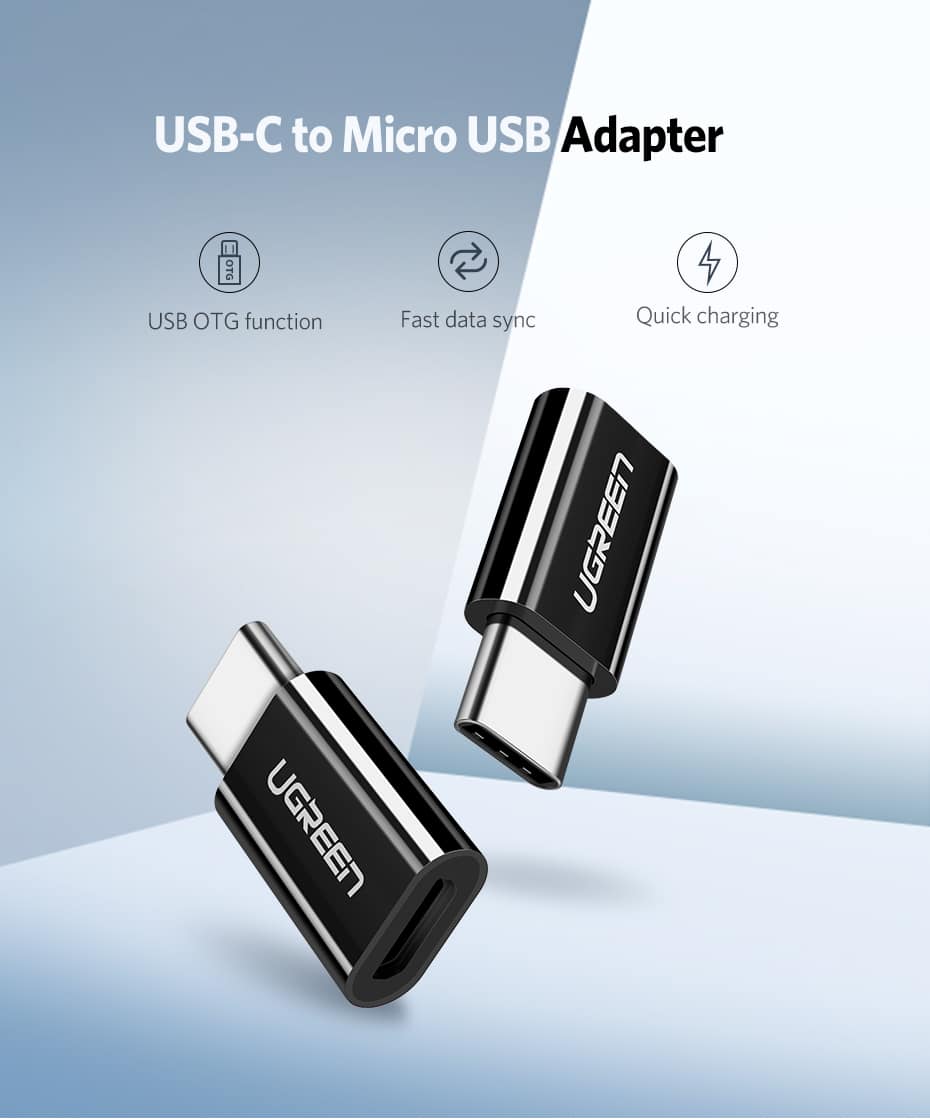 Ugreen USB-C til Micro-USB Adapter 2A