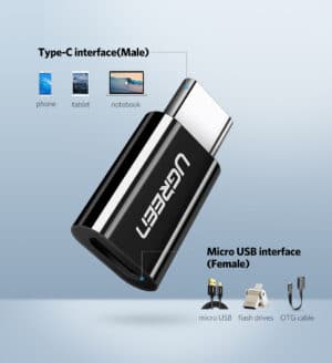 Ugreen USB-C til Micro-USB Adapter 2A
