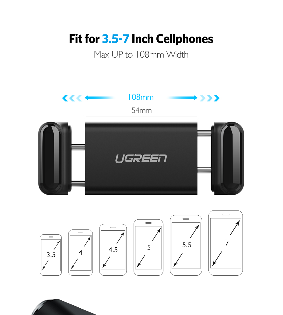 Ugreen Telefonholder for Bil Ventilasjonsuttak