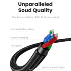 Ugreen 3.5mm AUX Kabel Flettet 2m