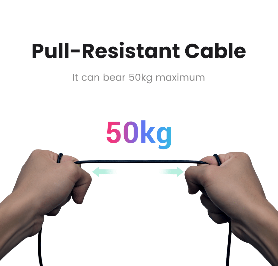 Ugreen 3.5mm AUX Kabel Flettet 2m