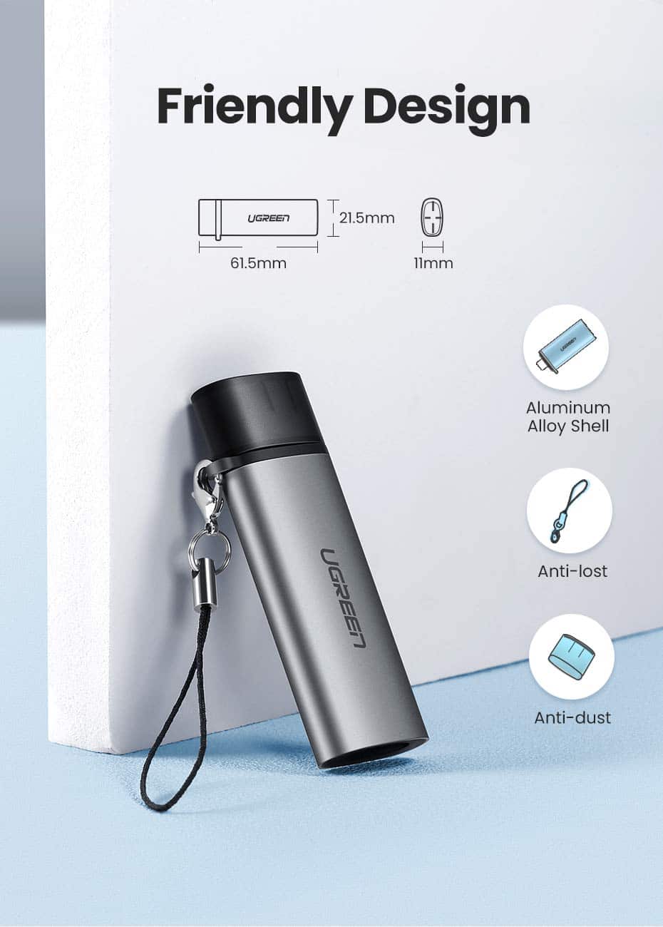 Ugreen USB-C SDTF-Kortleser