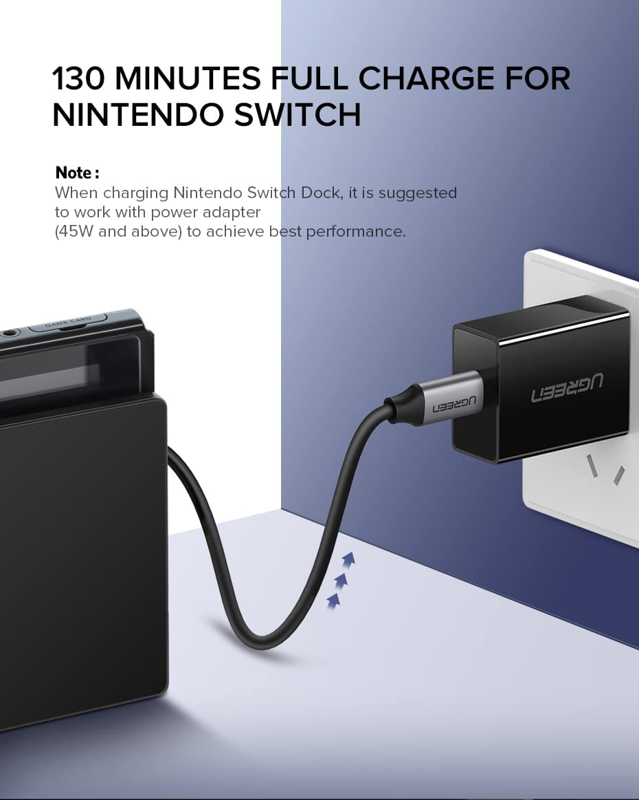 Ugreen USB-C 3.1 Gen1 Kabel 3A 60W 1.5m