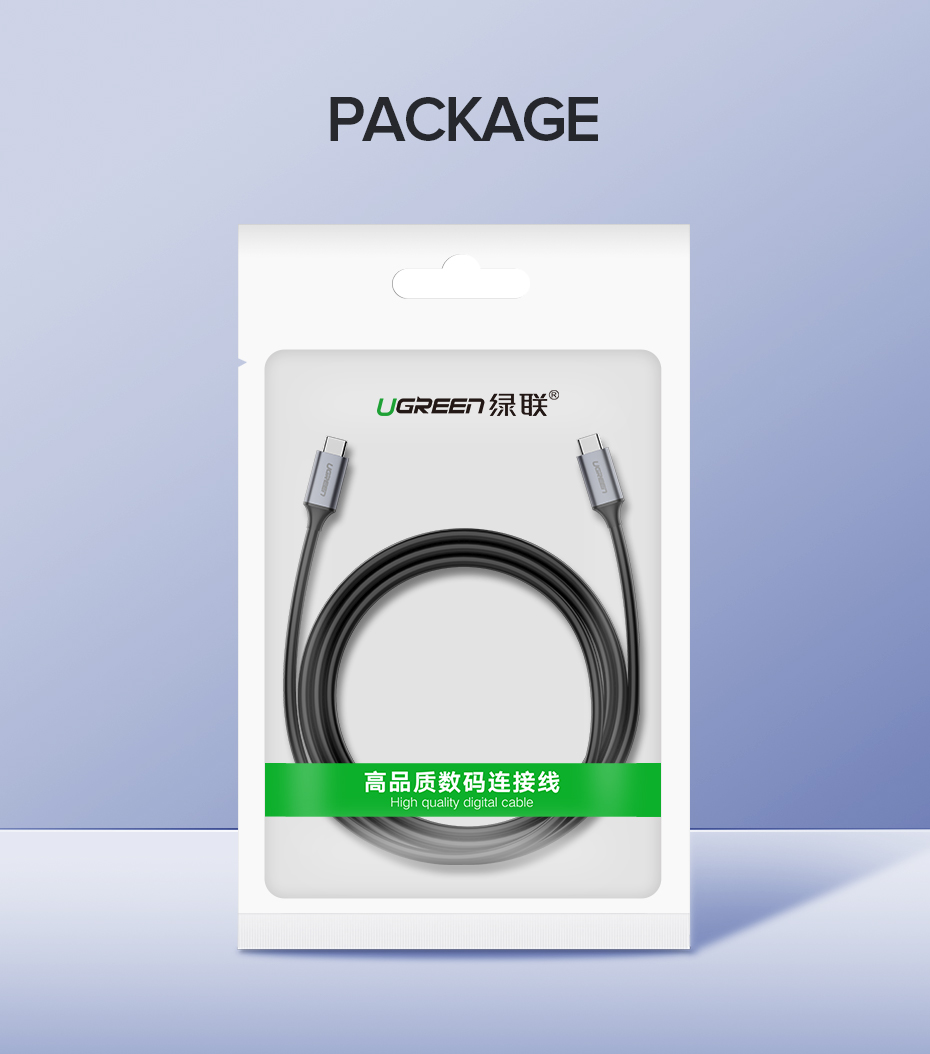 Ugreen USB-C 3.1 Gen1 Kabel 3A 60W 1.5m