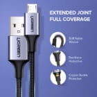 Ugreen USB-A 2.0 til Micro-USB Kabel Flettet 2A 2m