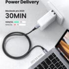 Ugreen USB-C 2.0 Kabel Flettet 5A 100W 2m
